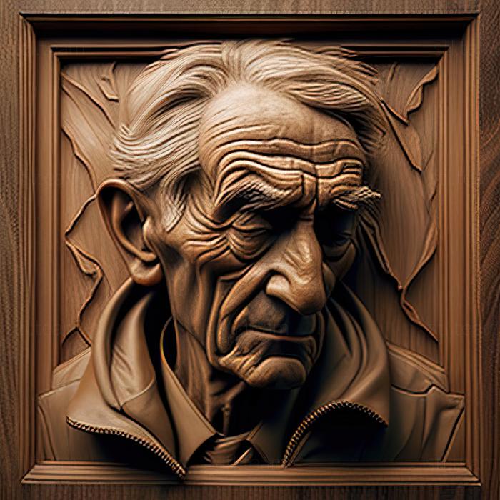 3D model Edward Green Malbone American artist (STL)